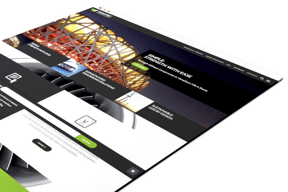 Vanitec website case study